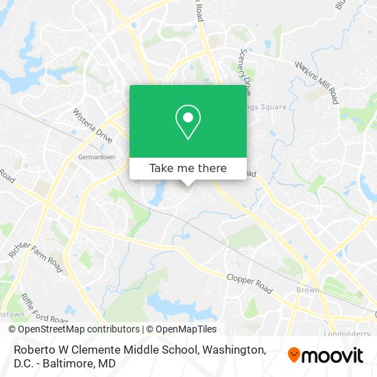 Mapa de Roberto W Clemente Middle School