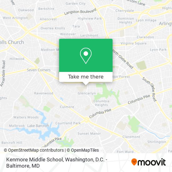 Mapa de Kenmore Middle School