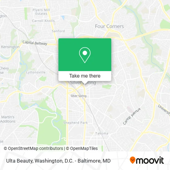 Ulta Beauty map