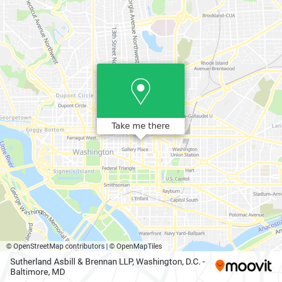 Mapa de Sutherland Asbill & Brennan LLP