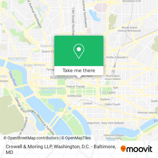 Crowell & Moring LLP map