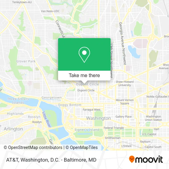 AT&T map