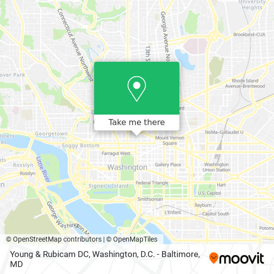 Young & Rubicam DC map