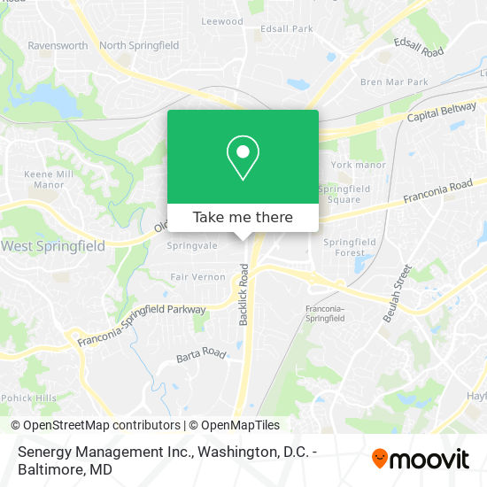 Senergy Management Inc. map