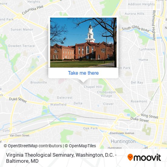 Mapa de Virginia Theological Seminary