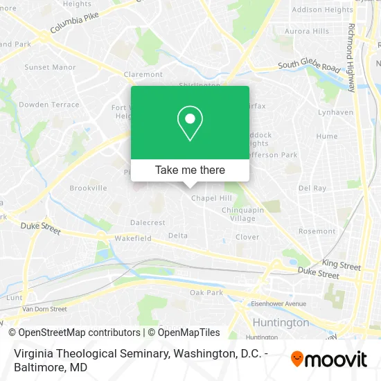 Virginia Theological Seminary map