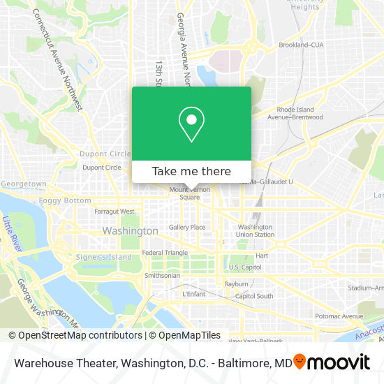 Warehouse Theater map