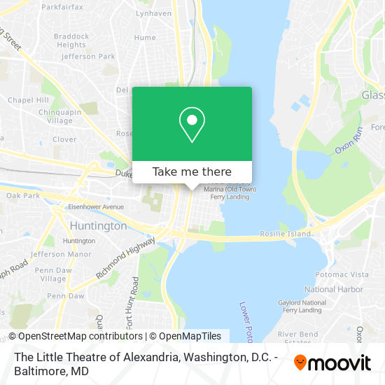 The Little Theatre of Alexandria map
