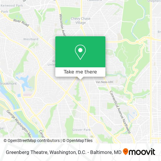 Greenberg Theatre map