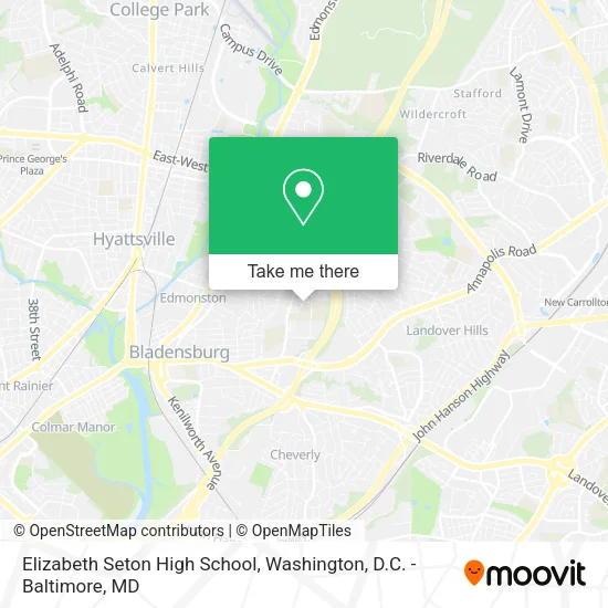 Mapa de Elizabeth Seton High School