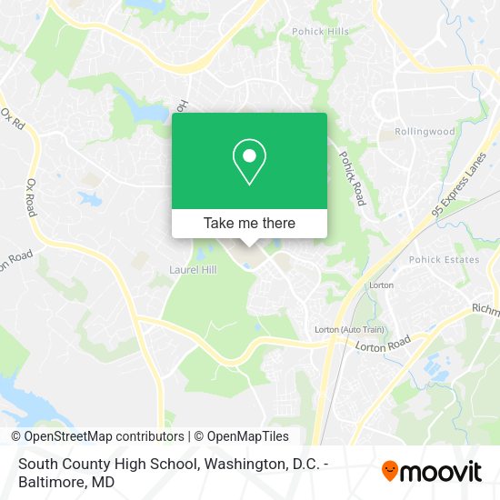 South County High School map