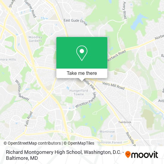 Mapa de Richard Montgomery High School