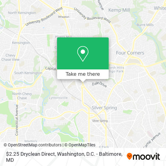 $2.25 Dryclean Direct map