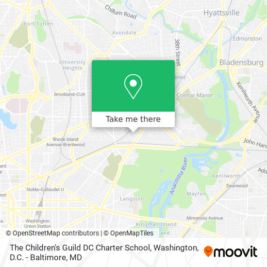 Mapa de The Children's Guild DC Charter School
