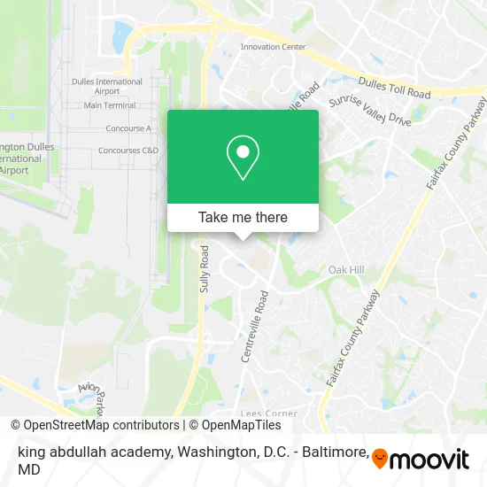 king abdullah academy map