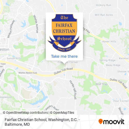 Mapa de Fairfax Christian School