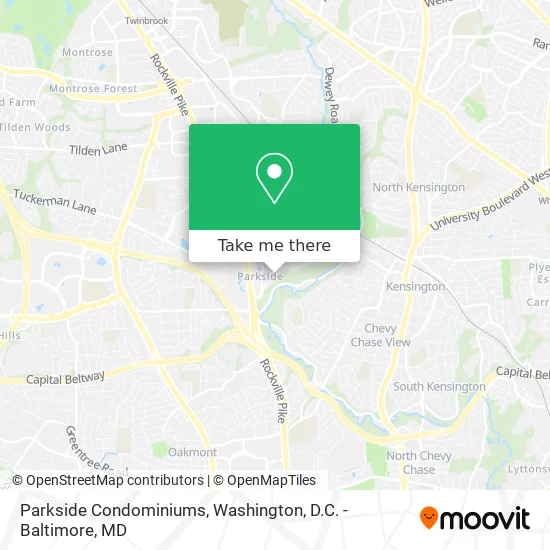 Parkside Condominiums map