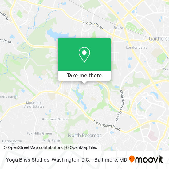 Mapa de Yoga Bliss Studios
