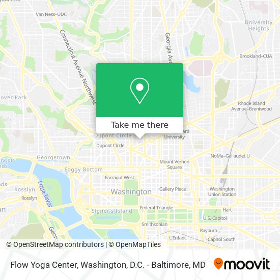 Flow Yoga Center map