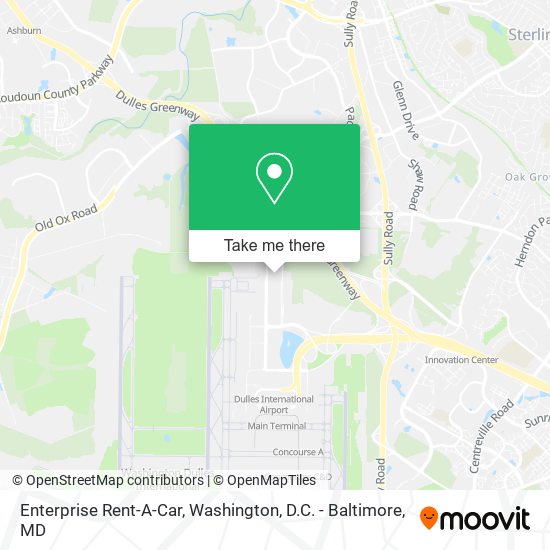Enterprise Rent-A-Car map