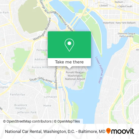 car rental fredericksburg va train station