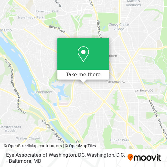 Mapa de Eye Associates of Washington, DC