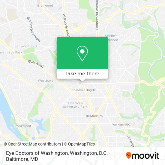 Eye Doctors of Washington map