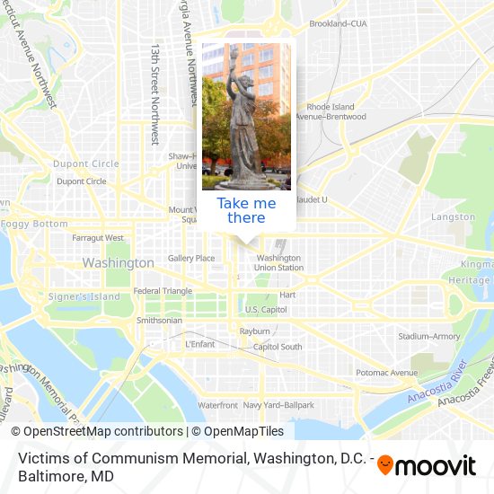 Mapa de Victims of Communism Memorial
