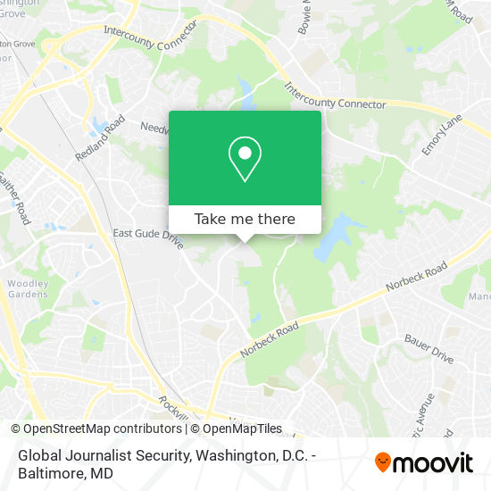 Mapa de Global Journalist Security