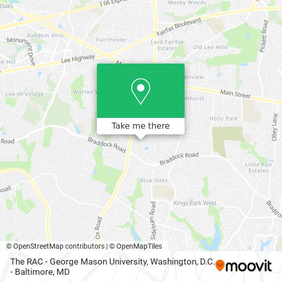 The RAC - George Mason University map