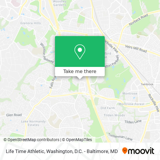 Life Time Athletic map