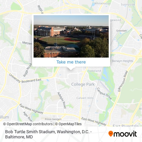Mapa de Bob  Turtle  Smith Stadium