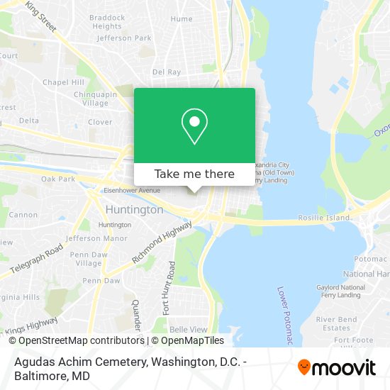 Agudas Achim Cemetery map
