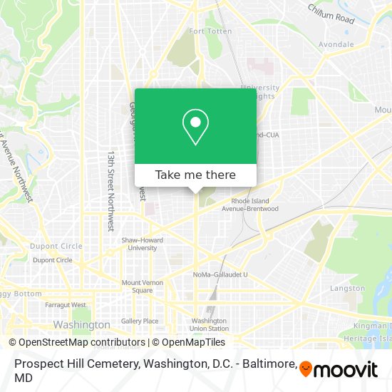 Mapa de Prospect Hill Cemetery