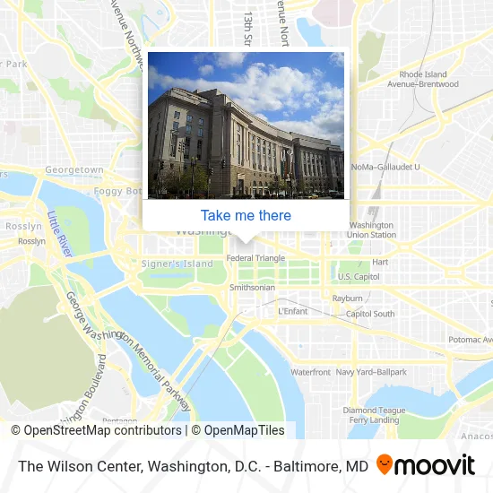 The Wilson Center map