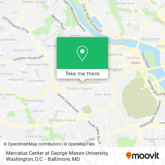 Mapa de Mercatus Center at George Mason University