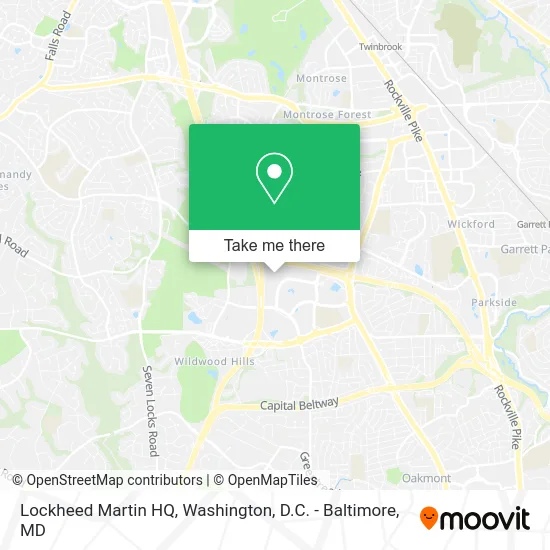 Lockheed Martin HQ map