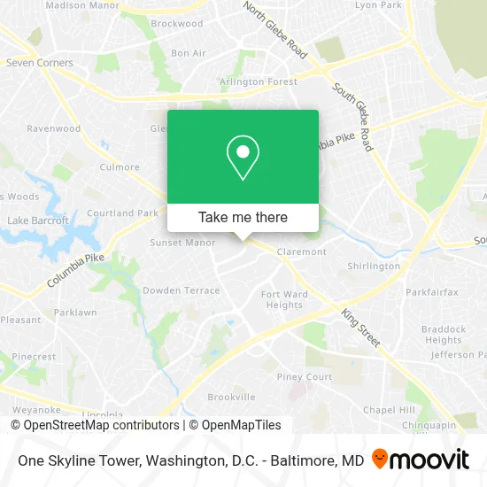 One Skyline Tower map