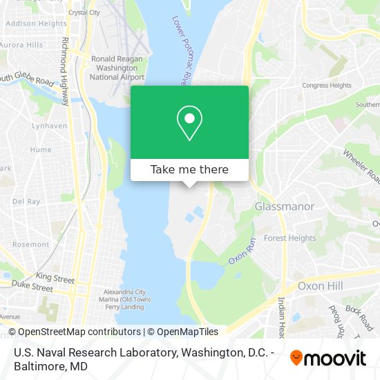 map of naval research laboratory