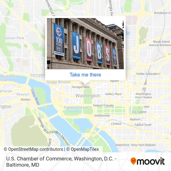 U.S. Chamber of Commerce map