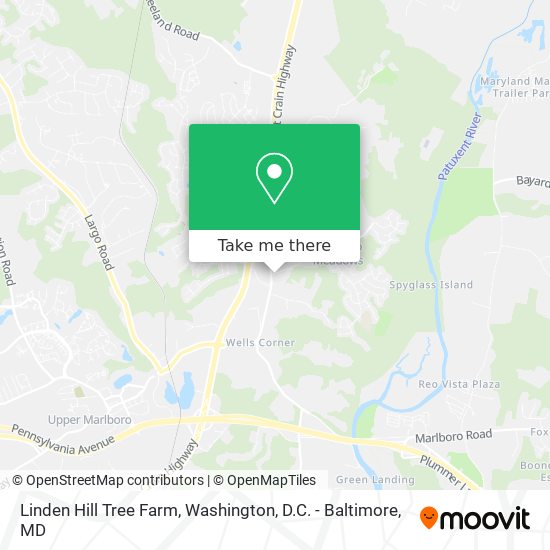 Mapa de Linden Hill Tree Farm