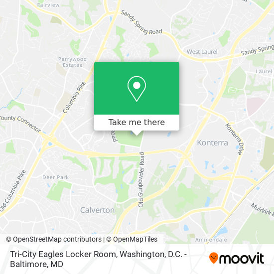 Mapa de Tri-City Eagles Locker Room