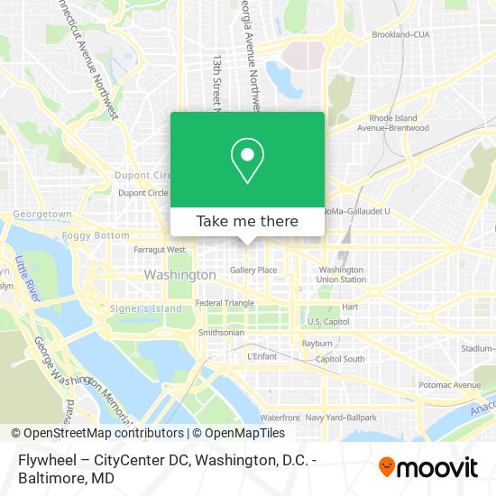 Flywheel – CityCenter DC map