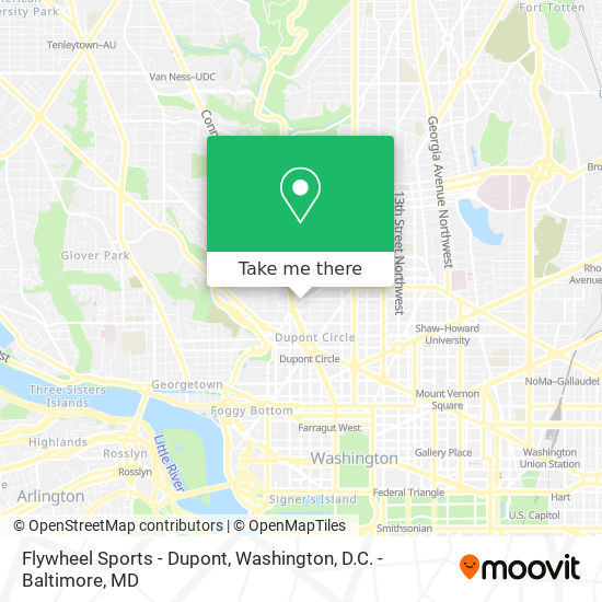 Flywheel Sports - Dupont map