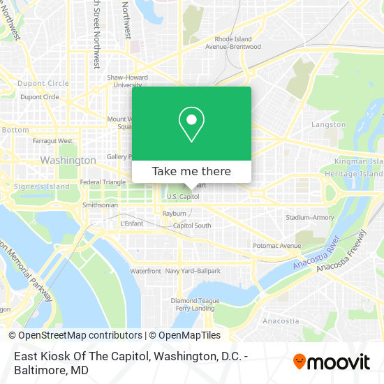 East Kiosk Of The Capitol map