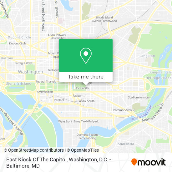 Mapa de East Kiosk Of The Capitol