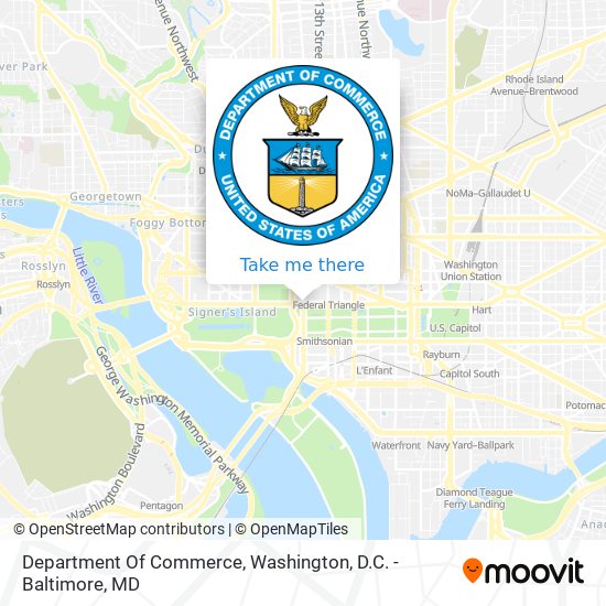 Department Of Commerce map