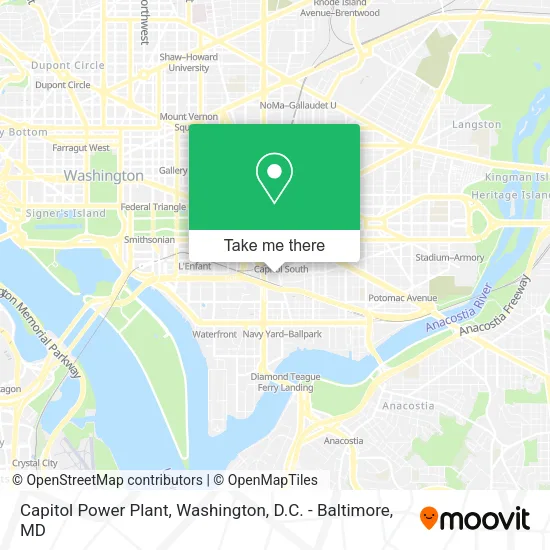 Capitol Power Plant map