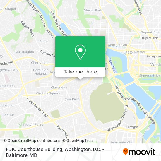 FDIC Courthouse Building map