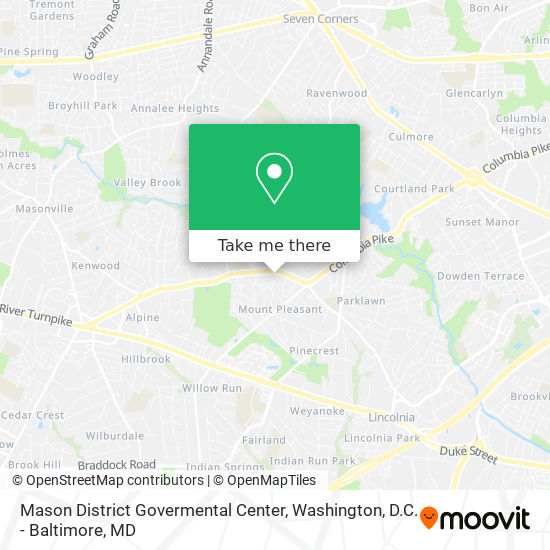 Mason District Govermental Center map